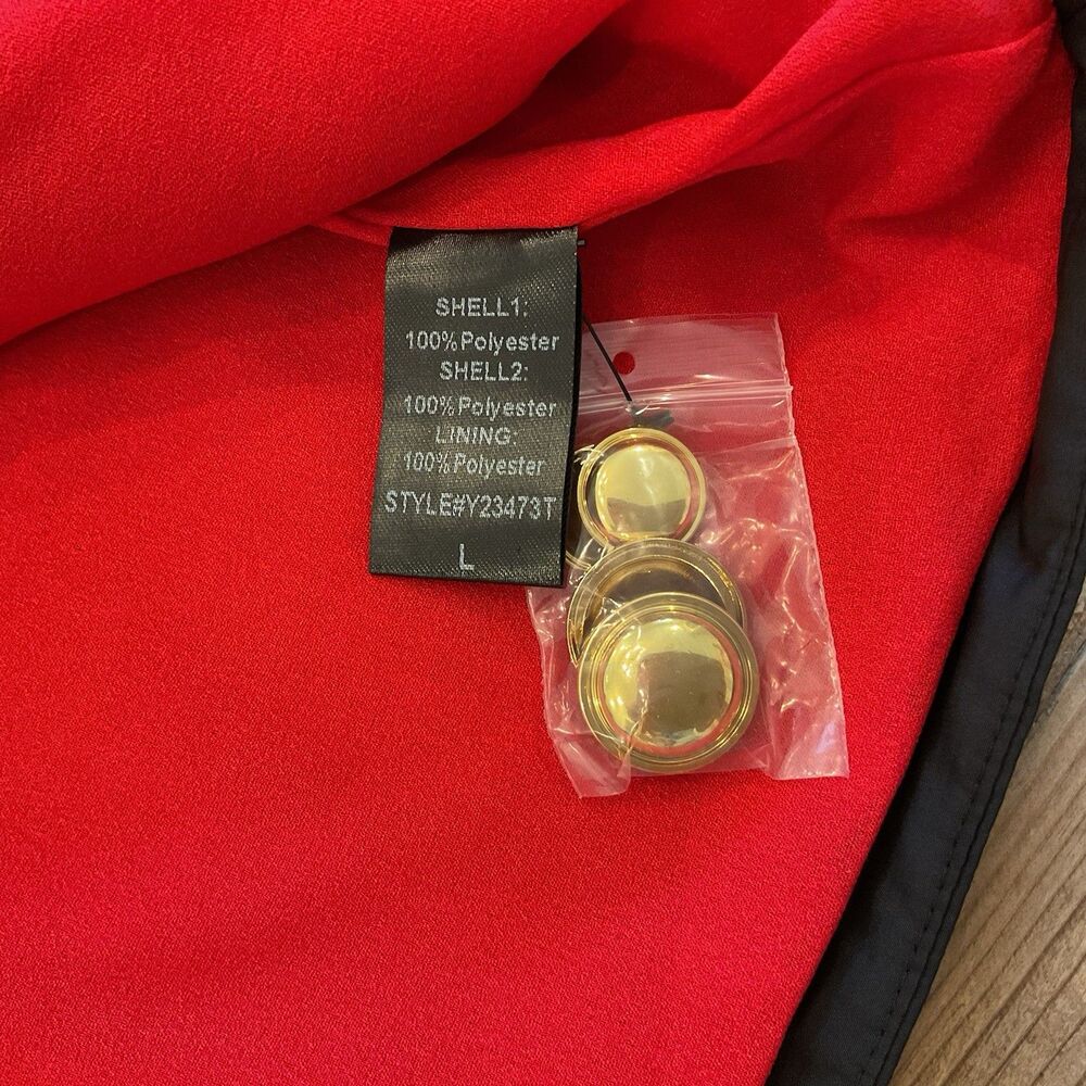 NEW TUCKERNUCK Pomander Place Red Coco Tweed‎ Bow Dress Large Preppy Southern - Picture 6 of 8